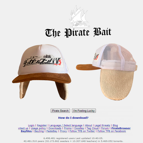 Boné " Danganronpa white"